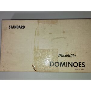 Vintage: Puremco Manufacturing Co: Domino's Standard Marblelike -Made in the USA